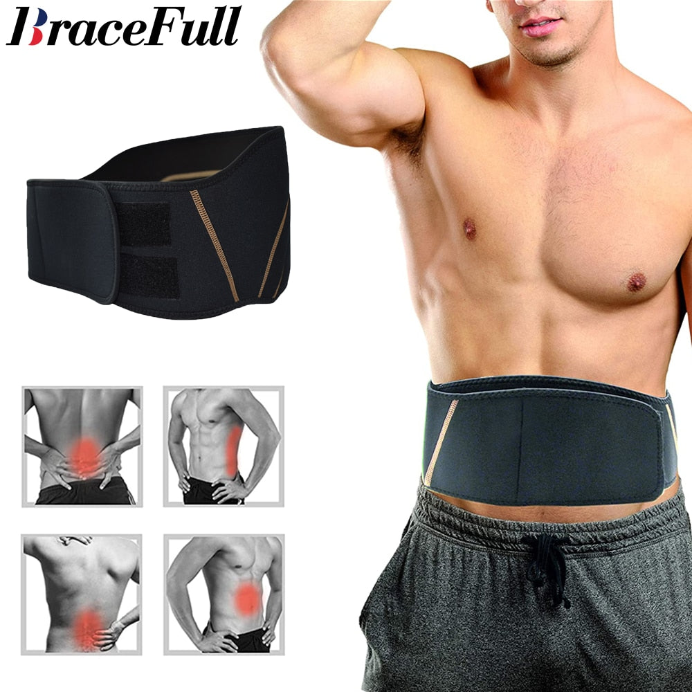 Back Support Lower Back Brace Pain Relief Lumbar Sport Support Belt to Men  Women